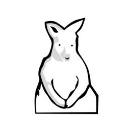 Malvorlage: Känguru (Tiere) #9271 - Kostenlose Malvorlagen zum Ausdrucken