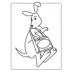 Malvorlage: Känguru (Tiere) #9273 - Kostenlose Malvorlagen zum Ausdrucken