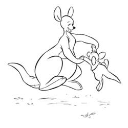 Malvorlage: Känguru (Tiere) #9298 - Kostenlose Malvorlagen zum Ausdrucken