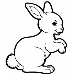 Malvorlage: Kaninchen (Tiere) #9505 - Druckbare Malvorlagen