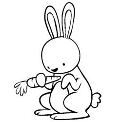Malvorlage: Kaninchen (Tiere) #9508 - Kostenlose Malvorlagen zum Ausdrucken