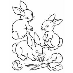 Malvorlage: Kaninchen (Tiere) #9522 - Druckbare Malvorlagen