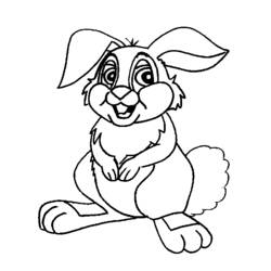 Malvorlage: Kaninchen (Tiere) #9525 - Kostenlose Malvorlagen zum Ausdrucken