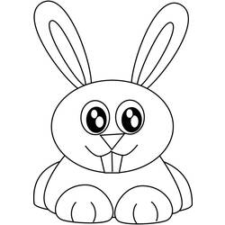 Malvorlage: Kaninchen (Tiere) #9563 - Druckbare Malvorlagen