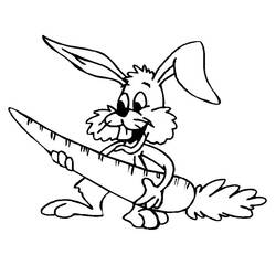 Malvorlage: Kaninchen (Tiere) #9571 - Kostenlose Malvorlagen zum Ausdrucken