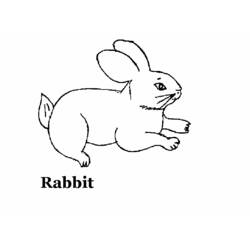 Malvorlage: Kaninchen (Tiere) #9587 - Druckbare Malvorlagen
