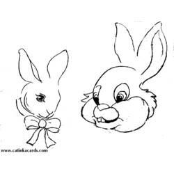 Malvorlage: Kaninchen (Tiere) #9595 - Kostenlose Malvorlagen zum Ausdrucken