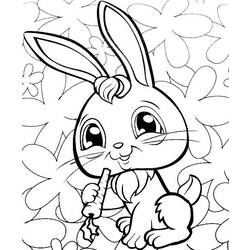 Malvorlage: Kaninchen (Tiere) #9618 - Druckbare Malvorlagen