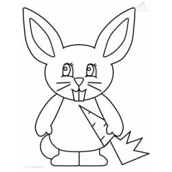 Malvorlage: Kaninchen (Tiere) #9622 - Kostenlose Malvorlagen zum Ausdrucken