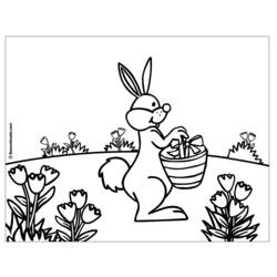 Malvorlage: Kaninchen (Tiere) #9696 - Kostenlose Malvorlagen zum Ausdrucken