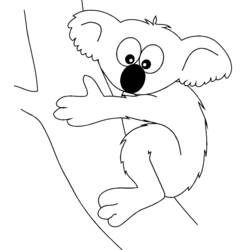 Malvorlage: Koala (Tiere) #9358 - Kostenlose Malvorlagen zum Ausdrucken