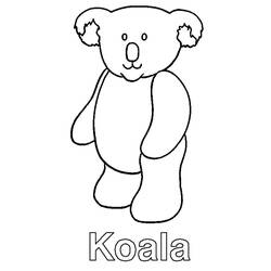 Malvorlage: Koala (Tiere) #9367 - Kostenlose Malvorlagen zum Ausdrucken
