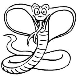 Malvorlage: Kobra (Tiere) #3224 - Kostenlose Malvorlagen zum Ausdrucken