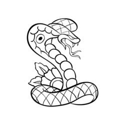 Malvorlage: Kobra (Tiere) #3255 - Kostenlose Malvorlagen zum Ausdrucken