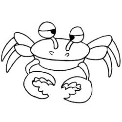 Malvorlage: Krabbe (Tiere) #4583 - Kostenlose Malvorlagen zum Ausdrucken