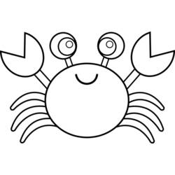 Malvorlage: Krabbe (Tiere) #4600 - Kostenlose Malvorlagen zum Ausdrucken