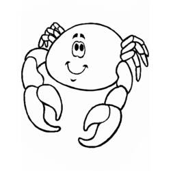 Malvorlage: Krabbe (Tiere) #4610 - Kostenlose Malvorlagen zum Ausdrucken