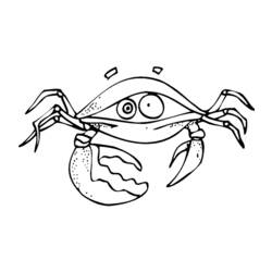 Malvorlage: Krabbe (Tiere) #4621 - Kostenlose Malvorlagen zum Ausdrucken