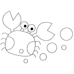Malvorlage: Krabbe (Tiere) #4680 - Kostenlose Malvorlagen zum Ausdrucken