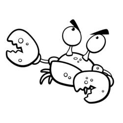 Malvorlage: Krabbe (Tiere) #4687 - Kostenlose Malvorlagen zum Ausdrucken