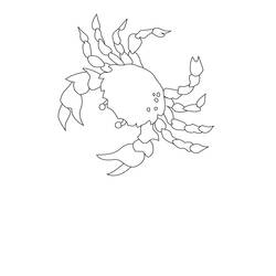 Malvorlage: Krabbe (Tiere) #4694 - Kostenlose Malvorlagen zum Ausdrucken