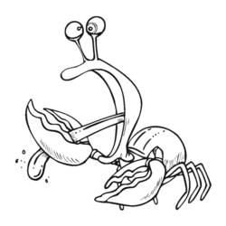 Malvorlage: Krabbe (Tiere) #4695 - Kostenlose Malvorlagen zum Ausdrucken