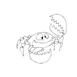 Malvorlage: Krabbe (Tiere) #4749 - Kostenlose Malvorlagen zum Ausdrucken