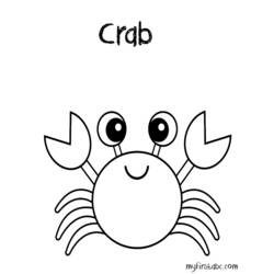 Malvorlage: Krabbe (Tiere) #4750 - Kostenlose Malvorlagen zum Ausdrucken