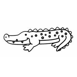 Malvorlage: Krokodil (Tiere) #4831 - Kostenlose Malvorlagen zum Ausdrucken