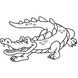 Malvorlage: Krokodil (Tiere) #4847 - Kostenlose Malvorlagen zum Ausdrucken