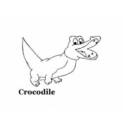 Malvorlage: Krokodil (Tiere) #4933 - Kostenlose Malvorlagen zum Ausdrucken