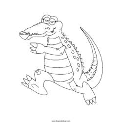 Malvorlage: Krokodil (Tiere) #4959 - Kostenlose Malvorlagen zum Ausdrucken