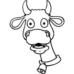 Malvorlage: Kuh (Tiere) #13220 - Kostenlose Malvorlagen zum Ausdrucken