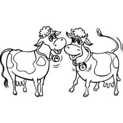 Malvorlage: Kuh (Tiere) #13222 - Kostenlose Malvorlagen zum Ausdrucken