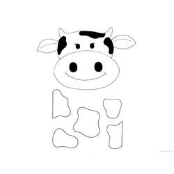 Malvorlage: Kuh (Tiere) #13315 - Kostenlose Malvorlagen zum Ausdrucken