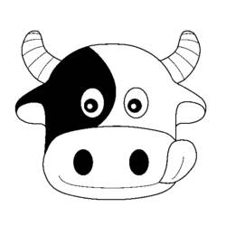 Malvorlage: Kuh (Tiere) #13320 - Kostenlose Malvorlagen zum Ausdrucken