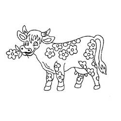 Malvorlage: Kuh (Tiere) #13326 - Kostenlose Malvorlagen zum Ausdrucken
