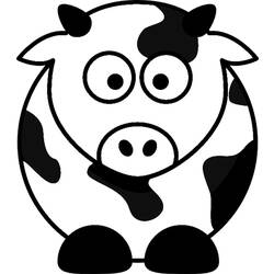 Malvorlage: Kuh (Tiere) #13360 - Kostenlose Malvorlagen zum Ausdrucken