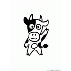 Malvorlage: Kuh (Tiere) #13375 - Kostenlose Malvorlagen zum Ausdrucken