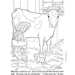 Malvorlage: Kuh (Tiere) #13376 - Kostenlose Malvorlagen zum Ausdrucken