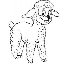 Malvorlage: Lamm (Tiere) #239 - Kostenlose Malvorlagen zum Ausdrucken