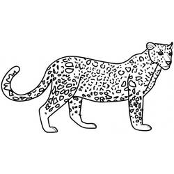 Malvorlage: Leopard (Tiere) #9710 - Kostenlose Malvorlagen zum Ausdrucken