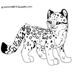 Malvorlage: Leopard (Tiere) #9750 - Kostenlose Malvorlagen zum Ausdrucken