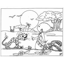 Malvorlage: Leopard (Tiere) #9784 - Kostenlose Malvorlagen zum Ausdrucken