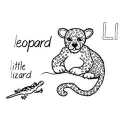 Malvorlage: Leopard (Tiere) #9871 - Kostenlose Malvorlagen zum Ausdrucken