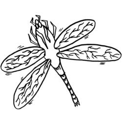 Malvorlage: Libelle (Tiere) #10005 - Kostenlose Malvorlagen zum Ausdrucken