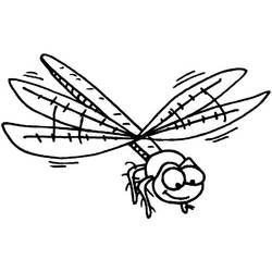 Malvorlage: Libelle (Tiere) #9900 - Kostenlose Malvorlagen zum Ausdrucken