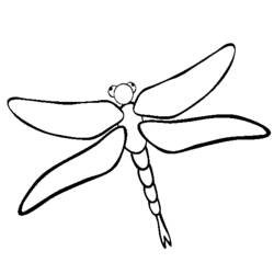 Malvorlage: Libelle (Tiere) #9906 - Kostenlose Malvorlagen zum Ausdrucken