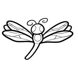 Malvorlage: Libelle (Tiere) #9926 - Kostenlose Malvorlagen zum Ausdrucken