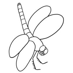 Malvorlage: Libelle (Tiere) #9937 - Kostenlose Malvorlagen zum Ausdrucken